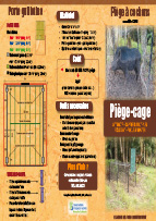 CEN 2015 Plaquette cochon PIEGE CAGE