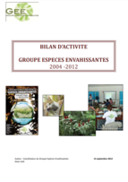 Bilan d'activité du GEE 2004-2012